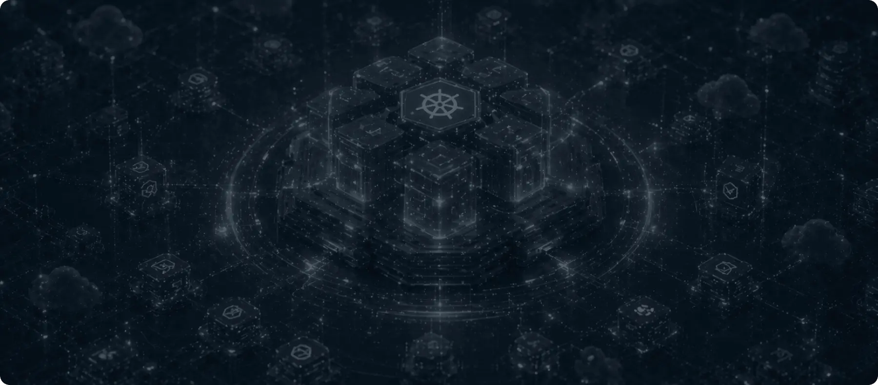 Hero background: CONTAINER ORCHESTRATION — Command Cloud-Native Scale with Kubernetes Architects.