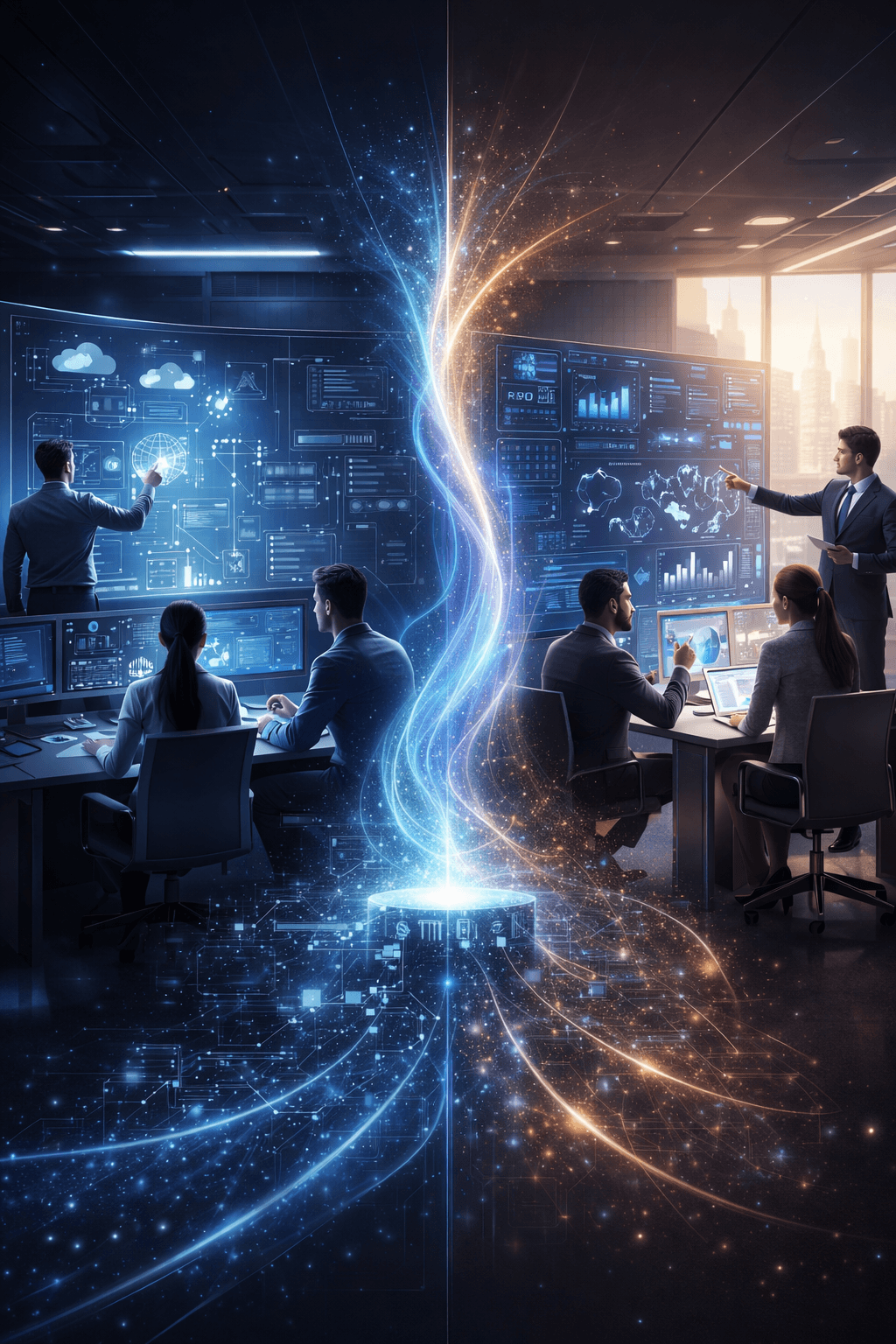 Leadership collaboration and data visualization